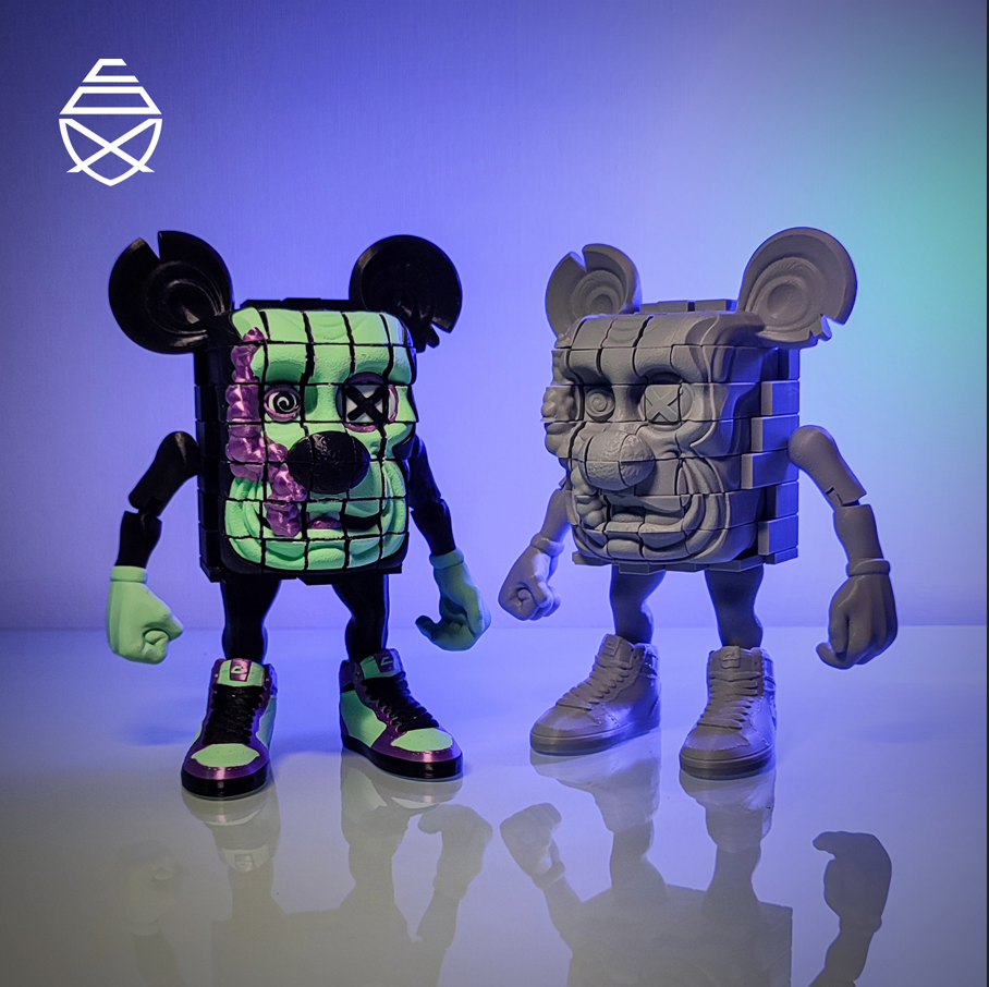 PIXEL MOUSE + BODY HOLDER
